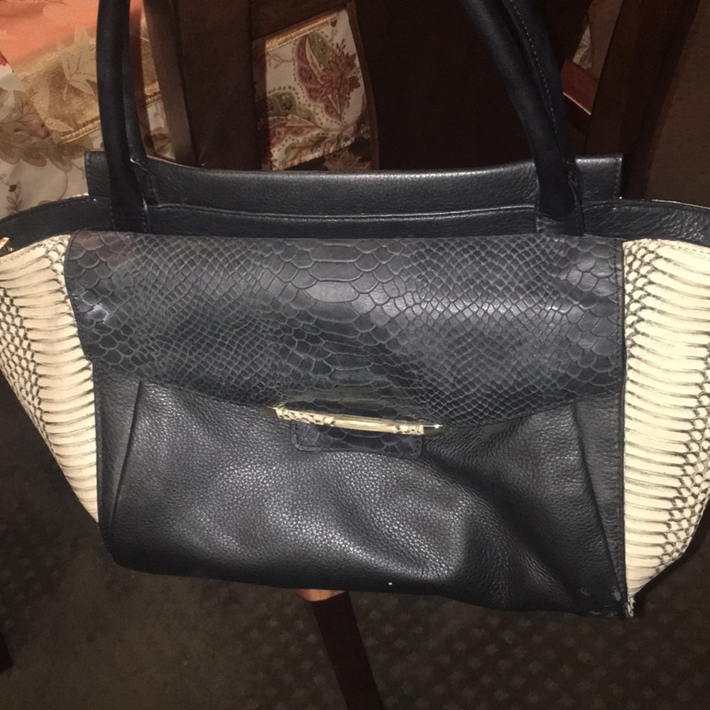 Vince Camuto Leather Satchel  Handbag